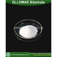 high quality D(-)-DMAE Bitartrate powder cosmetic grade/food grade